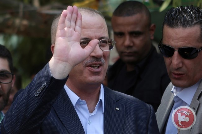 الحمد الله إلى باريس لترؤس اجتماعات اللجنة الفلسطينية الفرنسية