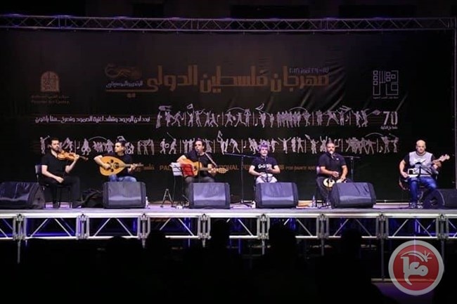 استمرار فعاليات مهرجان فلسطين الدولي 2018 في جنين وعمان