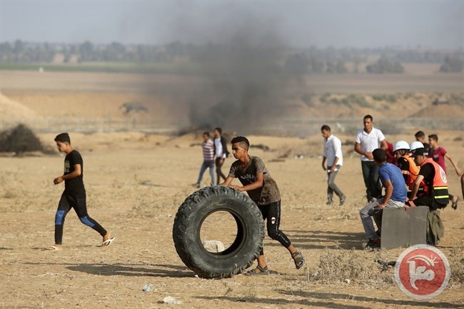 شهيد و220 اصابة على حدود غزة