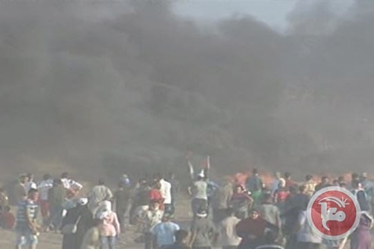 شهيد في غزة والشبان يواصلون الاحتجاجات على الحدود