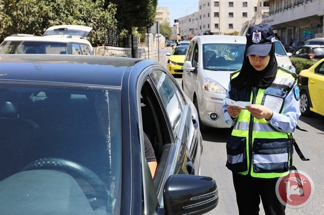 صور- شرطيات في شوارع بيت لحم