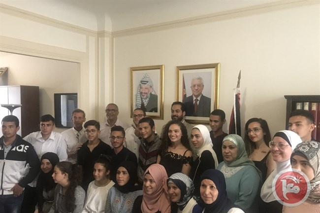 سفارة فلسطين بفرنسا تستقبل وفداً من فلسطينيي الداخل