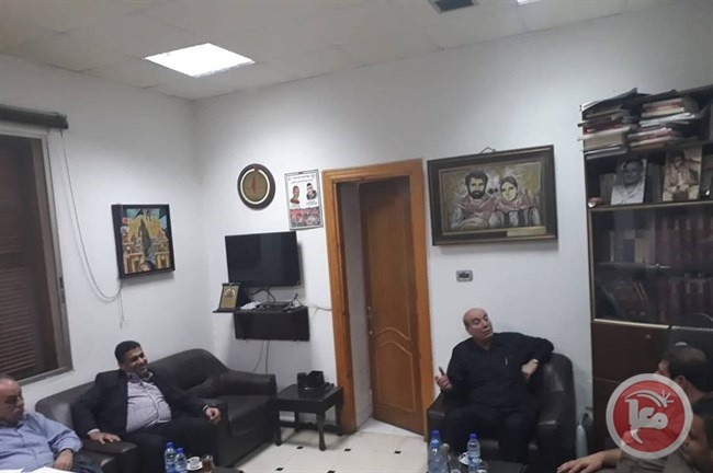 الشيخ ابو قاسم دغمش يلتقي نائب الامين العام للجبهة الشعبية