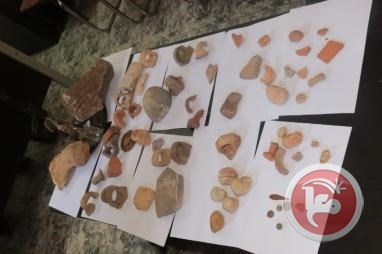 ضبط 19 قطعة اثرية بحوزة 3 اشخاص برام الله
