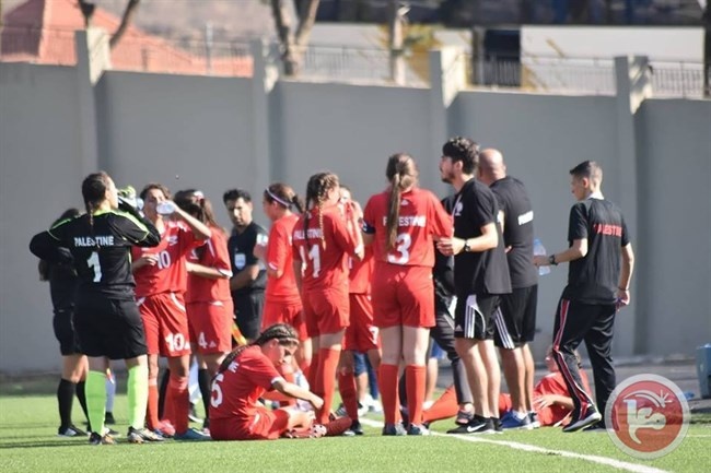 خسارة المنتخب الفلسطيني للشابات امام نظيره الاردني