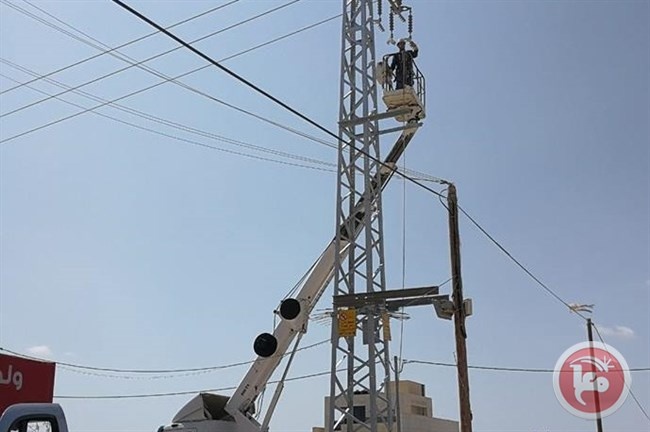 كهرباء القدس تركب محطة كهربائية لصالح مدرسة الأمل في أريحا