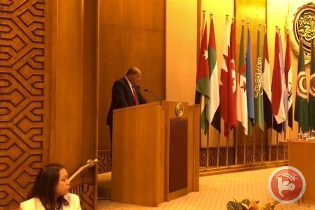 الطيبي يلقي خطابا في جامعة الدول العربية