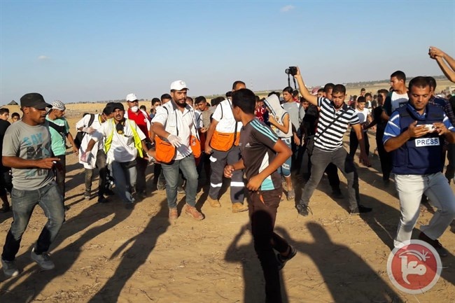 شهيدان و30 اصابة على حدود غزة