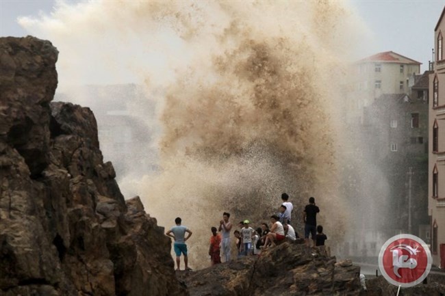 إعصار سرعته 200 كم يتجه نحو الصين