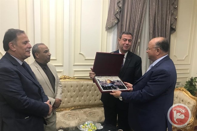 السفير اللوح يهنئ محافظ القاهرة الجديد بمناسبة توليه منصبه