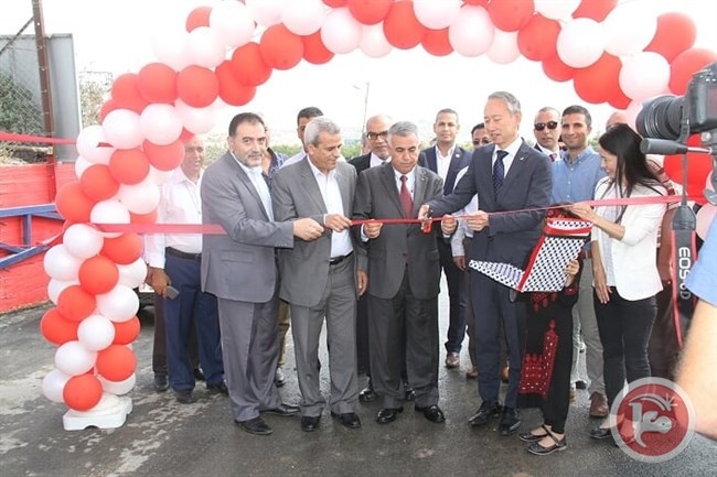 افتتاح محطة ترحيل النفايات الصلبة في قلقيلية