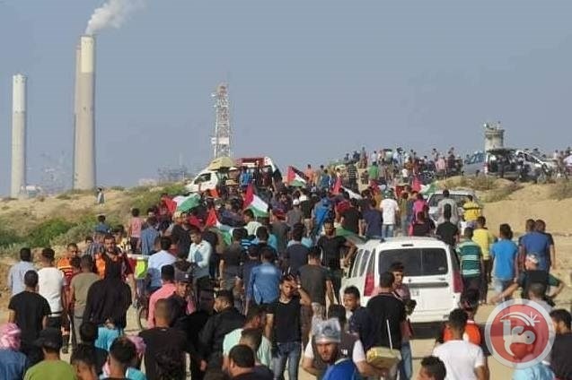 غزة- مسيرة جماهيرية رفضا لقرارات ترامب بحق اللاجئين