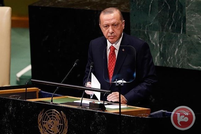 أردوغان: سبيل الاستقرار والسلام هو دولة فلسطينية على حدود 67