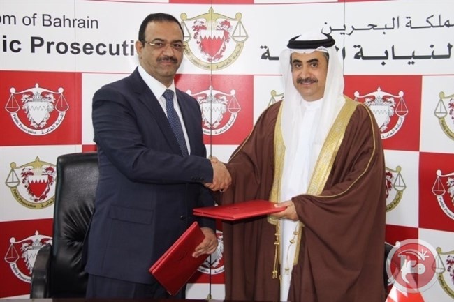 النائب العام يوقع مذكرة تفاهم قضائية مع نيابة البحرين
