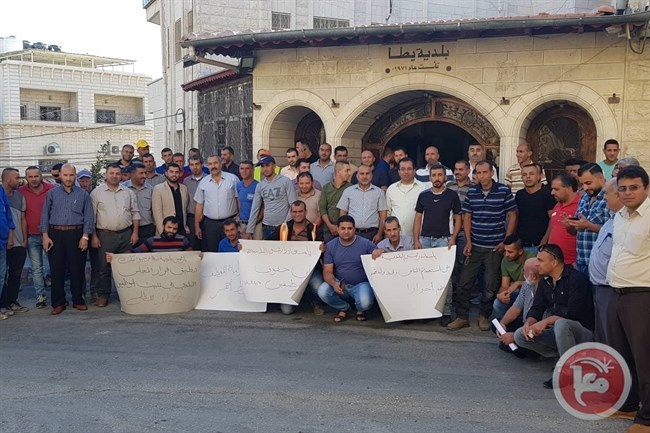 إضراب في بلدية يطا احتجاجا على &quot;ألفاظ&quot; رئيس البلدية
