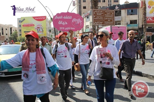 بنك فلسطين وشركائه يطلقون حملة توعوية للكشف المبكر عن سرطان الثدي