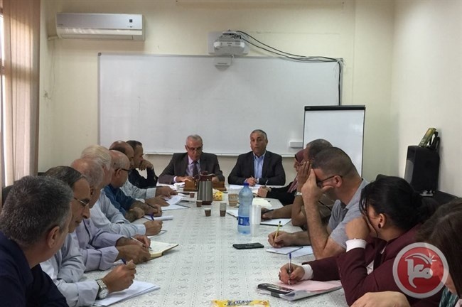 تربية بيت لحم تناقش قضايا تربوية في اجتماع رؤساء الاقسام