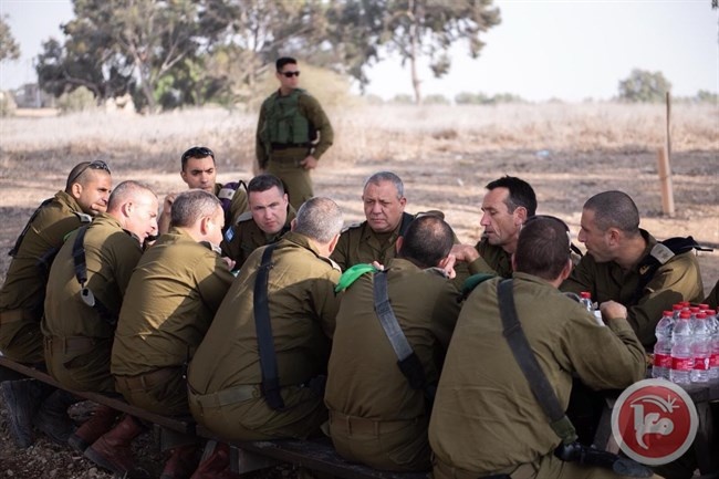 اجتماع لقادة جيش الاحتلال لتقييم اوضاع غزة