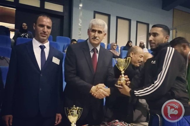 اللاعب احمد القرنة يفوز ببطولة فلسطين للجودو