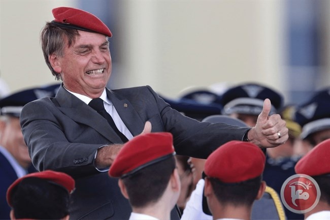 رئيس البرازيل المتطرف يؤكد نيته نقل سفارة بلاده للقدس