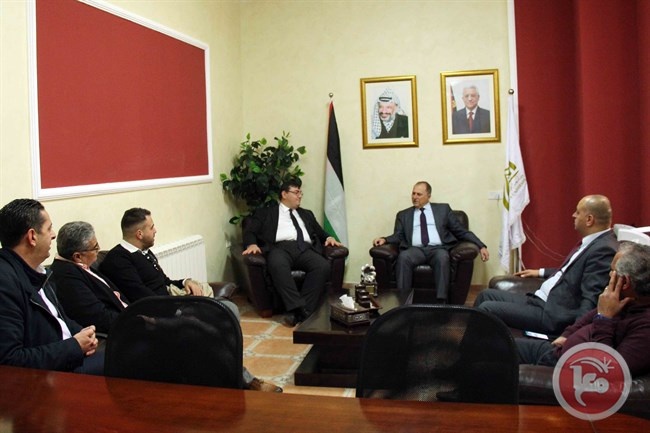 رئيس جامعة فلسطين الأهلية وممثل النمسا لدى فلسطين يبحثان التعاون