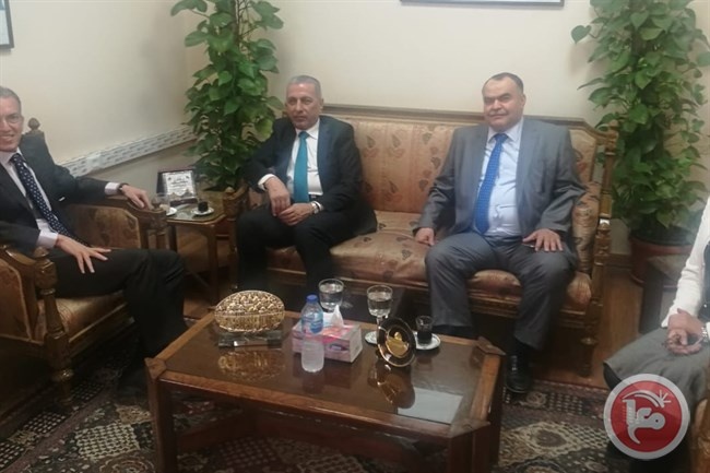 السفير راضي يستقبل د.احمد رفيق واللواء د.المصري