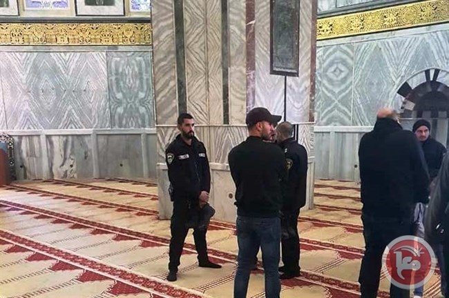 شرطة الاحتلال تقتحم مسجد قبة الصخرة