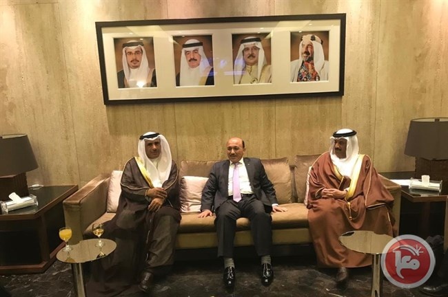 الحساينة يلتقي نظيره البحريني لبحث سبل التعاون