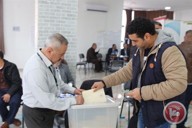 إعلان نتائج انتخابات غرفة تجارة وصناعة محافظة سلفيت بنسبة تصويت 73.4%