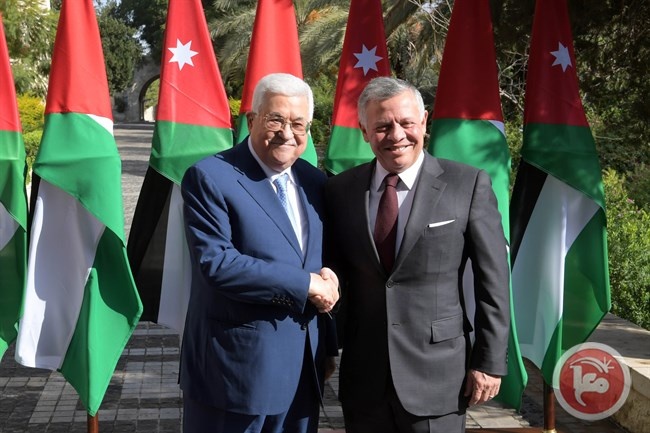 الرئيس يجتمع مع العاهل الأردني