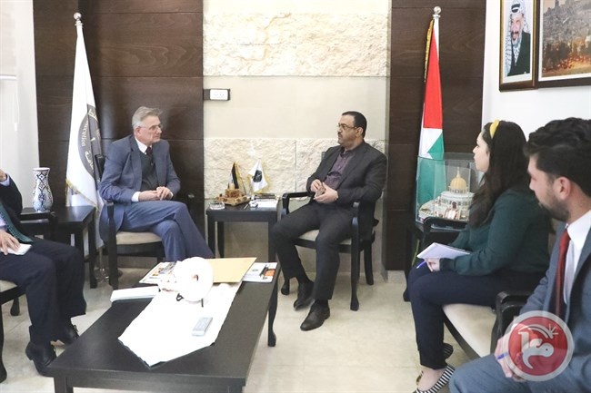 النائب العام يلتقي ممثل جمهورية ألمانيا الاتحادية الجديد لدى فلسطين