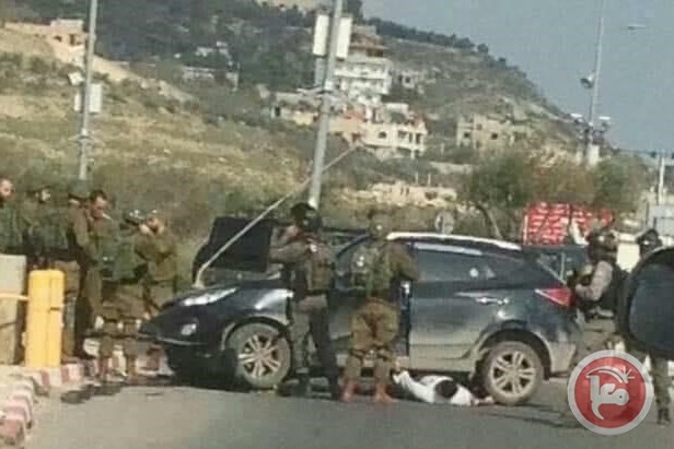 اصابة شاب من كفر قليل على حوارة بزعم تنفيذ عملية دهس