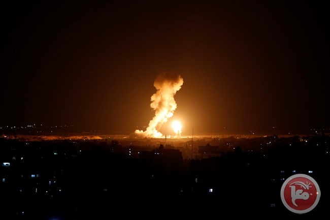 طيران الاحتلال يقصف موقعاً للمقاومة في بيت لاهيا