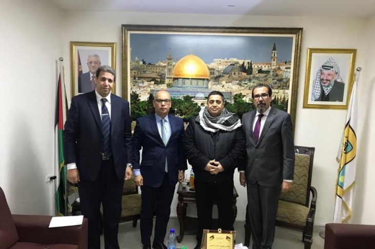 اللواء النتشة يبحث سبل دعم القدس مع السفير المغربي