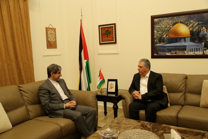 دبور يستقبل السفير الايراني في لبنان
