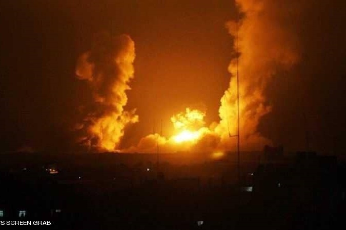 هجمات صاروخية اسرائيلية على دمشق