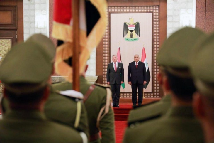 ملك الأردن والرئيس العراقي يبحثان &quot;توحيد الصف&quot;