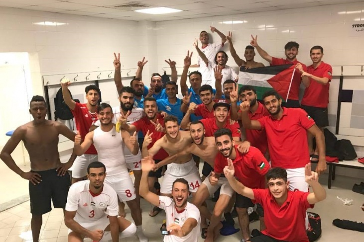 الاولمبي الفلسطيني يفوز على الاردني