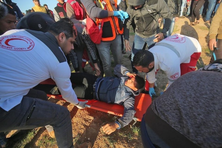 إصابة شاب برصاص الاحتلال شمال بيت لاهيا