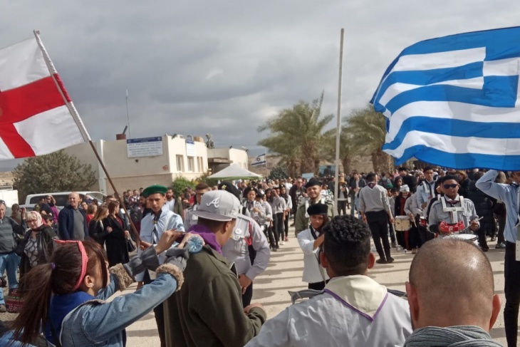 بطريرك اليونان استعان بكشافة الاسلامي في أريحا لدخول المغطس