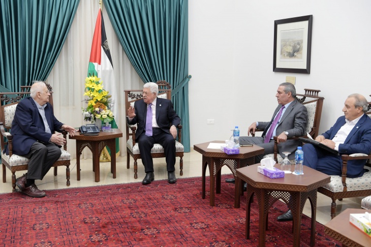 الرئيس يستقبل رئيس لجنة الانتخابات المركزية