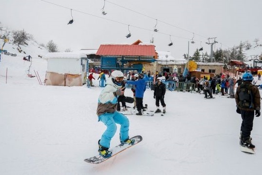 اعادة فتح منتجع التزلج في جبل الشيخ