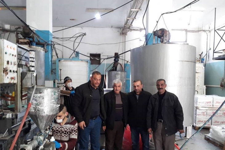 الاتحاد العام لنقابات العمال ينظم زيارة لمصنع البريق للمنظفات