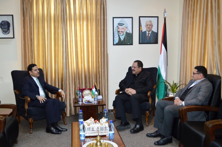 صيدم يبحث مع السفير الأردني تعزيز التعاون في المجالات التربوية