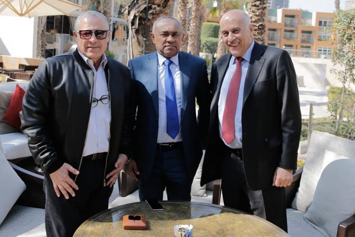 الرجوب يلتقي رئيسي الاتحادين الافريقي والمصري لكرة القدم