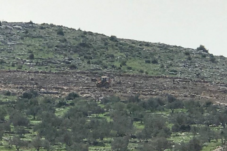 الاحتلال يجرّف 28 دونما مزروعة في برطعة