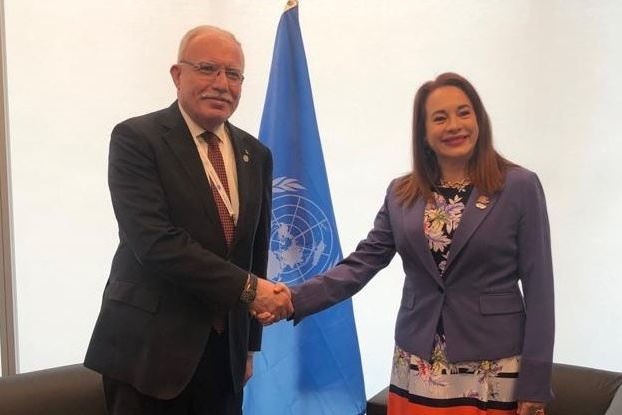 المالكي يلتقي رئيسة الجمعية العامة للأمم المتحدة