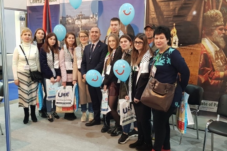 فلسطين تشارك في معرض أوكرانيا السياحي الدولي