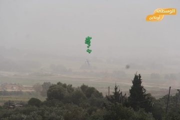سقوط بالونات حارقة على &quot;غلاف غزة&quot;