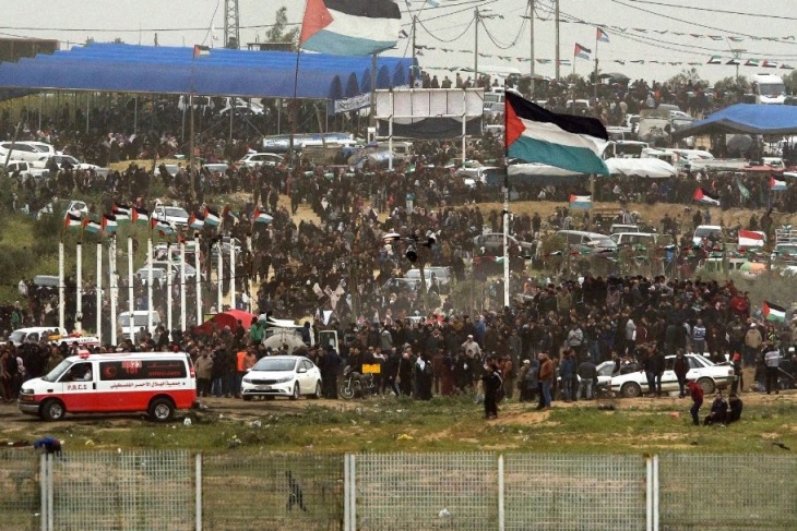 غزة: اضراب شامل ومليونية منتظرة على الحدود